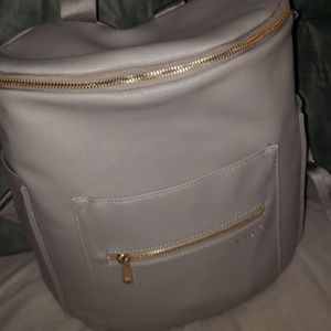 Grey Fawn Design Diaper Bag